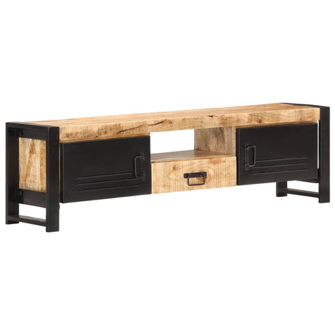 Rustika Rowe -  TV Cabinet 140x30x40 cm Rough Mango Wood